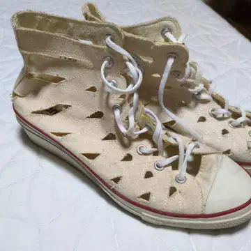 CONVERSE ALL STAR 컷 아웃 하이컷 스니커즈 25cm