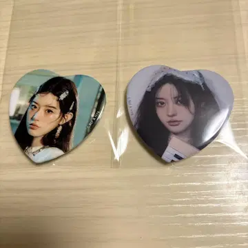 ILLIT 시간아 멈춰라 스이파라 스위츠 파라다이스 하트 캔뱃지 민지