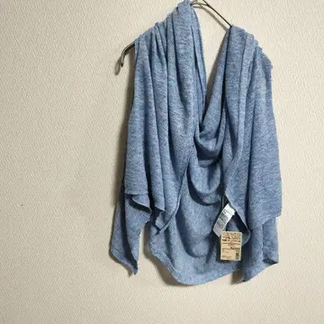 무인양품 MUJI 손 통과 케이프 스톨 UV컷 프렌치 린넨