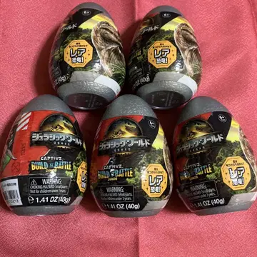 쥬라기 월드 부활의 대지 서프라이즈 슬라임 에그 피규어 공룡