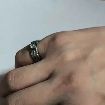 심퍼시 오브 서울 반지 실버 925 화이트 토파즈 9호