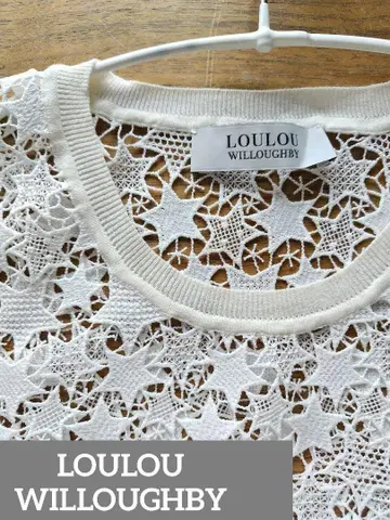 LOULOU WILLOUGHBY 별 패턴 레이스