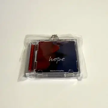 마카로니 연필 미니어처 CD풍 키링 hope 2