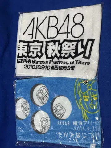 AKB48 머플러 타월 2종 세트