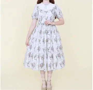 melody basket Rabbit card 원피스