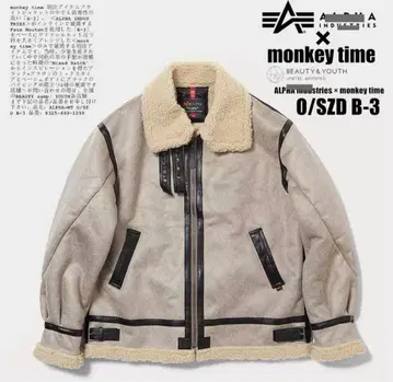 ALPHA x monkey time O/SZD B-3 자켓