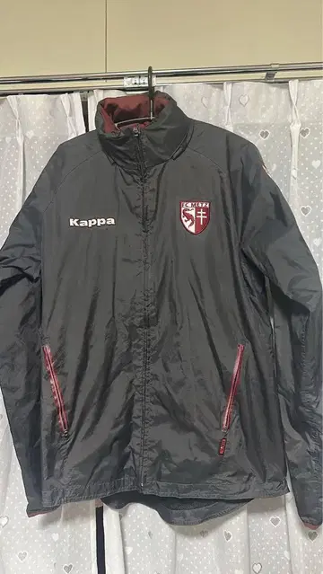 (레어) 축구 메츠 Kappa 블랙 나일론 자켓 LARGE