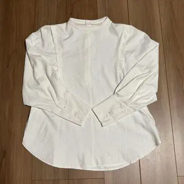 hunch 한치 긴팔 블라우스 볼륨 슬리브 셔츠 화이트 F 새상품급