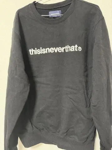 thisisneverthat 블랙 맨투맨 M
