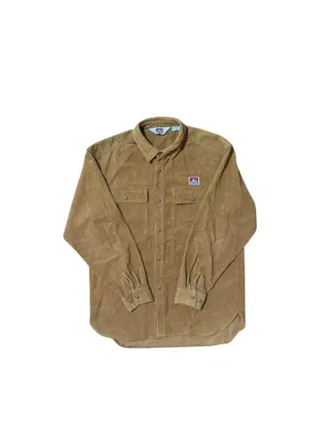 BEN DAVIS brown corduroy shirt