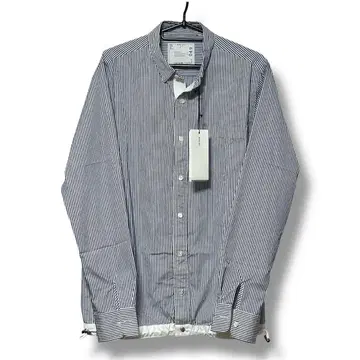 sacai/스트라이프 긴팔 셔츠/미사용품