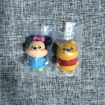 디즈니 캐릭터 울지 않는 몬 그 첫 번째 가챠 푸우 미니 마우스