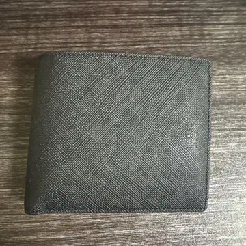다케오 키쿠치 접이식 지갑 블랙 파랑