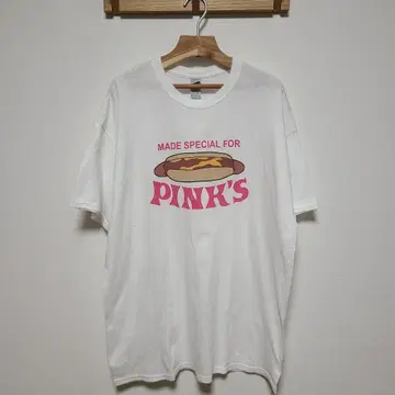 PINK'S 핫도그 셔츠 XL