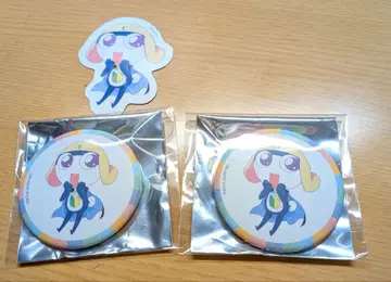 개구리 중사 케로로 도쿄 타워 콜라보 타마마 캔뱃지 다이컷 스티커