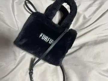 FURFUR 에코 퍼 토트백 블랙(ZOZOTOWN 한정 컬러)