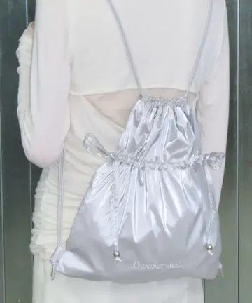 typeservice Silver Ball String Bag 실버
