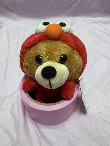 유니버셜 스튜디오 한정판 엘모 봉제 인형 빨간색