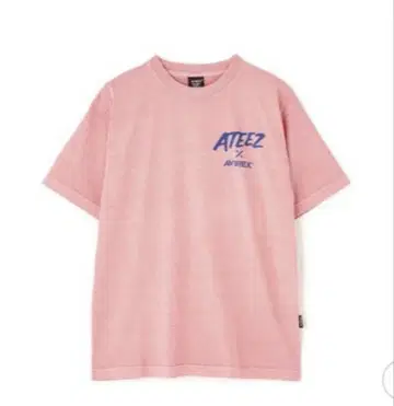 AVIREX 핑크 반팔 T셔츠 ATEEZ