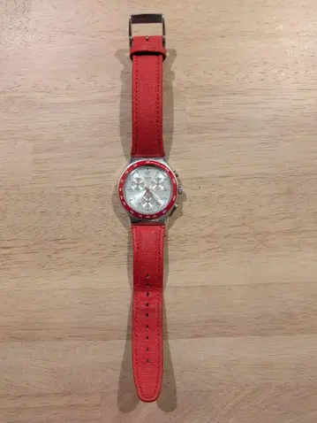 Swatch 손목시계 레드