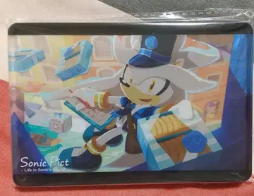 소닉 실버 아크릴 블록 SEGA 스토어 SONIC PICT