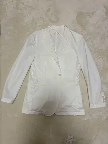 Classico 저지 자켓 M 화이트 흰 옷