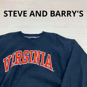 STEVE AND BARRY'S 90's 칼리지 로고 맨투맨