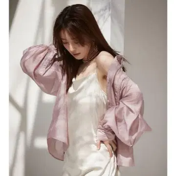 [정품] SNIDEL 시어 오버 셔츠