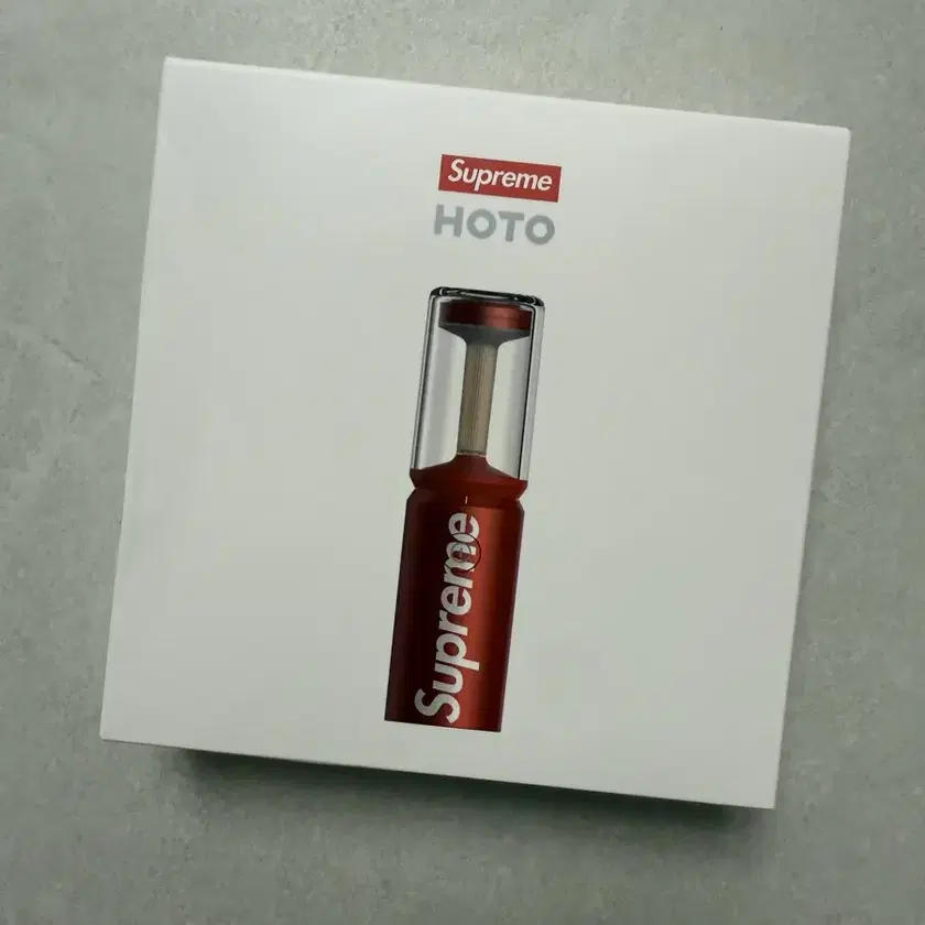【新品未開封】Supreme x HOTO Camp Light RED 슈프림 x 호토 캠프 라이트 레드 - 25FW (국내 정식 발매 제품