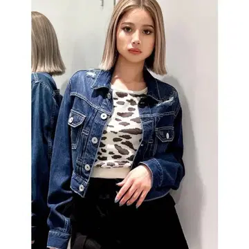 GYDA 데님 G 데미지 숏