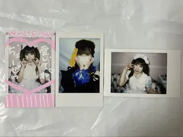 고물 네이비 콤포 야마다 꽃 하니 화이트데이 란 폴라로이드 세트