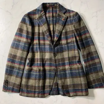 [ 새상품급 ] 라르디니 테일러드 자켓 트위드 본절단 부토니에르 S