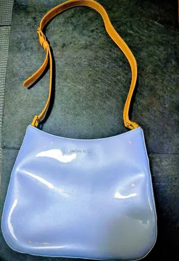 Luciano Garbo 라이트 블루 PVC 숄더백