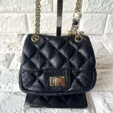 드레스백 퀼팅 미니 체인 BAG 숄더백 블랙 퀼팅