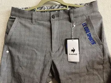르꼬끄 스포르티브 체크 무늬 골프 팬츠