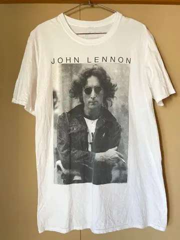 존 레논 프린트 T셔츠