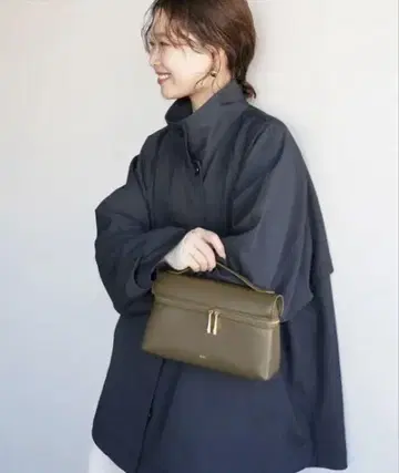 SLOBE IENA 새상품 슬로브 이에나 발수 테인트 라인 코트 네이비