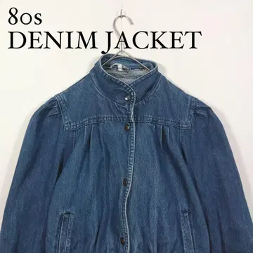80s 빈티지 데님 자켓 y2k L 데님 자켓 크롭