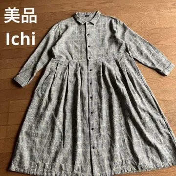 새상품급 ichi 이치 원피스 프리 사이즈 긴팔