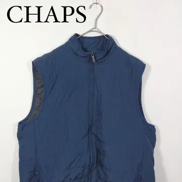 CHAPS 랄프 로렌 퀼팅 베스트 L 네이비