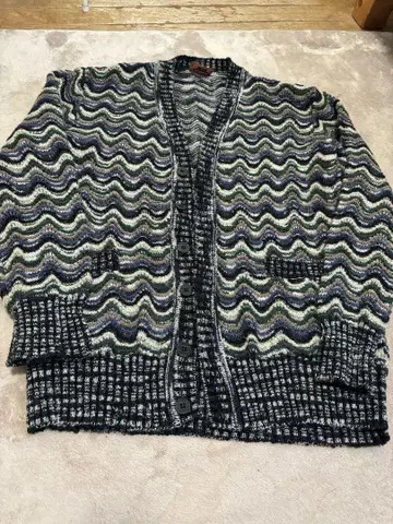 MISSONI 파도 무늬 가디건