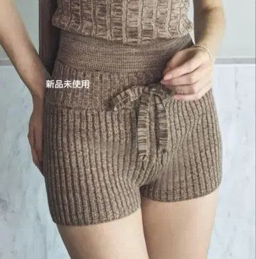 JUEMI Mixed Color Knit Shorts 숏 팬츠