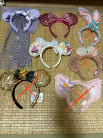 신부 머리띠 스팽글 머리띠 디즈니랜드 머리띠