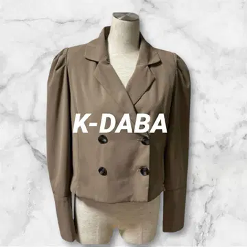 Sc852*K-DABA 긴팔 자켓 숏 기장 한국 베이지 M