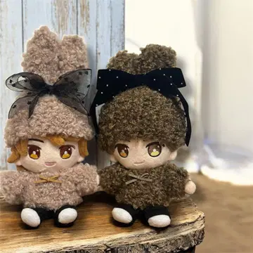 하피, 치비, 곰돌이 귀, 의류, 니트 [ 브라운 ]