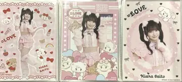 =LOVE 사이토 지아라 브로마이드 아티스트 콜라보 mikko 컴프