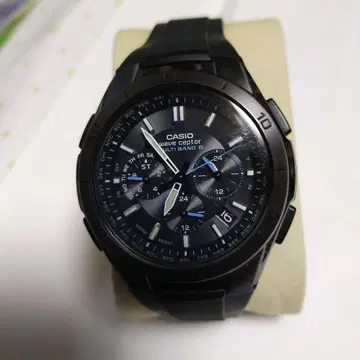 CASIO Wave Ceptor 블랙 손목시계
