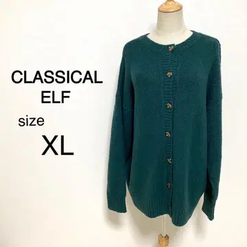 CLASSICAL ELF 기니 그린 컬러 니트