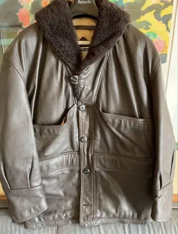 셰피니옹 리얼 가죽 자켓 size L