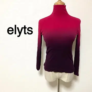 elyts 그라데이션 컬러 하이넥 티셔츠